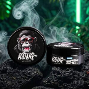 KONG Renew Supreme Butter tattoo aftercare balm for deep hydration skin repair and vibrant healed tattoos